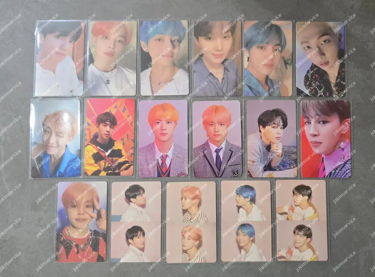 방탄 앨범 포카세트 17장 일괄 bts album pc 17set